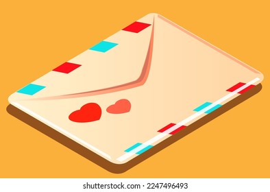 paper letter envelope Vector illustration