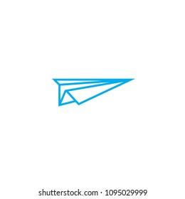 Paper letter linear icon concept. Paper letter line vector sign, symbol, illustration.
