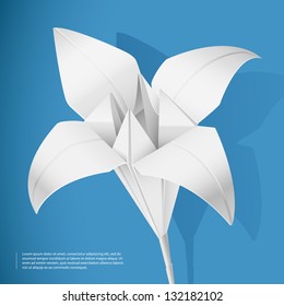 Origami Lily Images Stock Photos Vectors Shutterstock