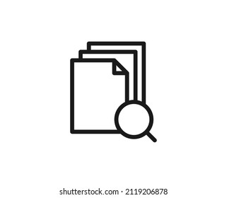 Paper line icon. High quality outline symbol for web design or mobile app. Thin line sign for design logo. Color outline pictogram on white background