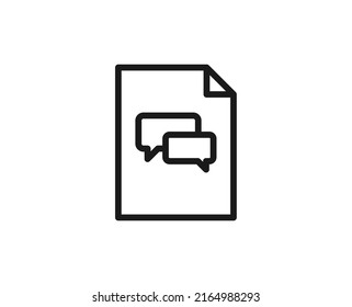 Paper line icon. High quality outline symbol for web design or mobile app. Thin line sign for design logo. Color outline pictogram on white background
