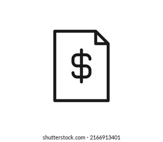 Icono de línea de papel. Símbolo de esquema de alta calidad para diseño web o aplicación móvil. Firma de línea delgada para el logotipo de diseño. Pictograma de contorno de color sobre fondo blanco