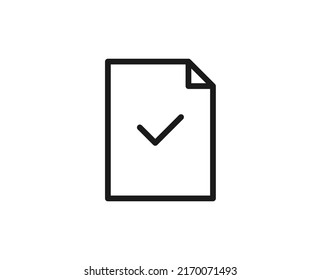 Paper line icon. High quality outline symbol for web design or mobile app. Thin line sign for design logo. Color outline pictogram on white background