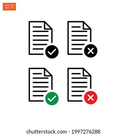 Paper Line Icon Vector Illustration  Design Template