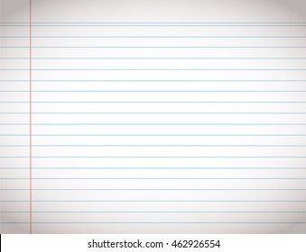 paper line vector background , detailed lined paper texture  