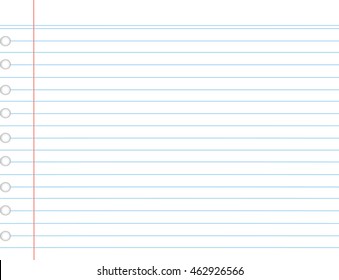 paper line vector background , detailed lined paper texture  