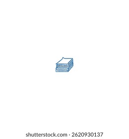 lista de papel madeira produção ícone doodle esboço vetor. lista de papel madeira produção sinal. símbolo isolado ilustração