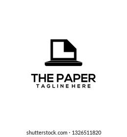 The Paper Logo Design