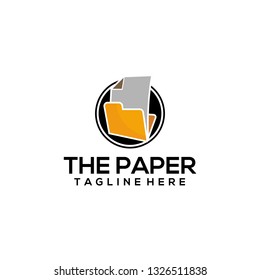 The Paper Logo Design