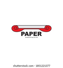 paper logo design template vector icon
 