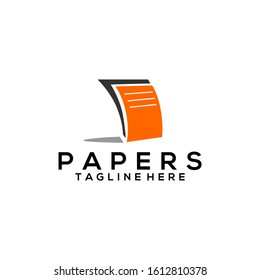 Paper Logo Image Stock Vector