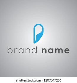 Paper Logo And P Logo Vektor
