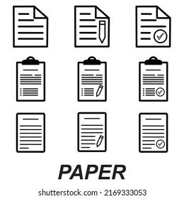 Papierlogo-Variationen für Ihre Bequemlichkeit