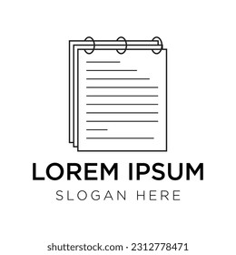 paper logo vector illustration isolated on white background
