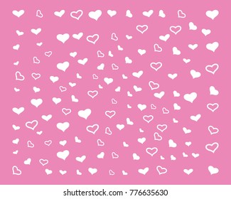 Paper love background icon