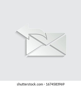 paper mail icon. The envelope. 