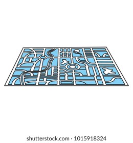 paper map guide icon