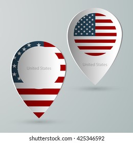 paper of map marker for maps and navigators united states