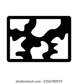 Paper Map Vector Glyph Icon For Personal And Commercial Use.
