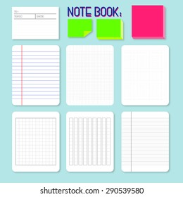 PAPER MATE
different style of paper for writing or note, such as line, graph, asian style writing paper, sticky note.