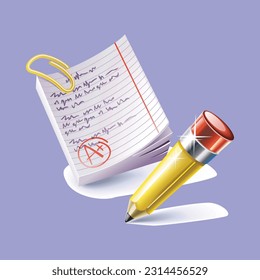 paper message drawing vector 2D jamilega