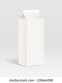 Envase de leche de papel