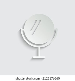 paper mirror icon black vector beautu icon 