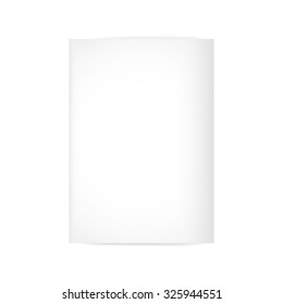 Paper mock up. Vector illustration