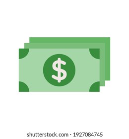 paper money icon of color style  design vector template