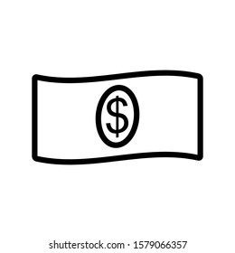 paper money icon design vector template