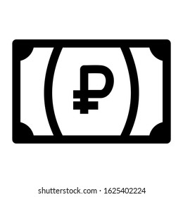 paper money icon or logo isolated sign symbol vector illustration - high quality black style vector icons
