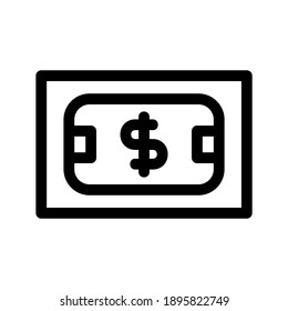 Paper Money icon or logo isolated sign symbol vector illustration - high quality black style vector icons
