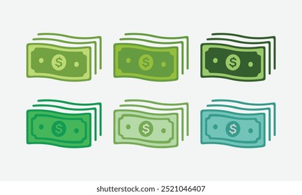 paper money icon set, money icon set, paper money vector set, money vector set sign symbol