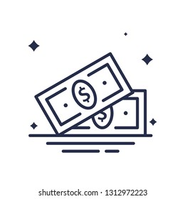 Paper Money Vector Icon