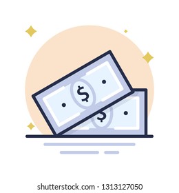 Paper Money Vector Icon