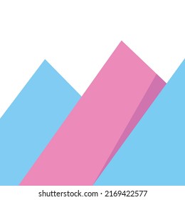 paper with mountains concept design