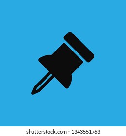 paper needle icon vector
