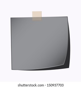 paper note black color