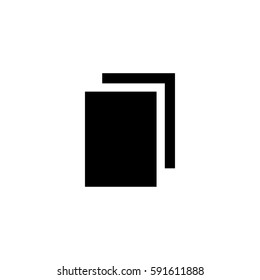 Paper note document icon vector