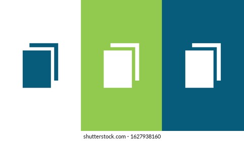 Paper note icon for web and mobile