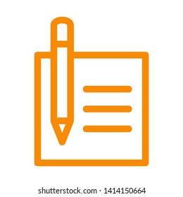 paper note isolated on white background. vector illustration. - Vector