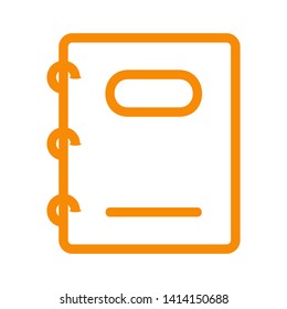 paper note isolated on white background. vector illustration. - Vector