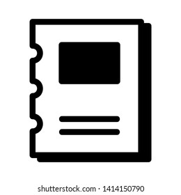 paper note isolated on white background. vector illustration. - Vector