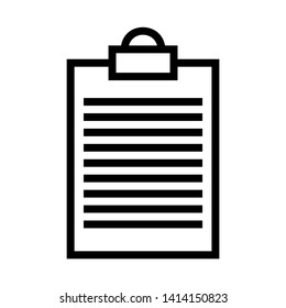 paper note isolated on white background. vector illustration. - Vector