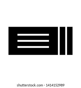 paper note isolated on white background. vector illustration. - Vector
