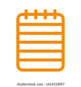 paper note isolated on white background. vector illustration. - Vector
