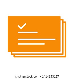 paper note isolated on white background. vector illustration. - Vector
