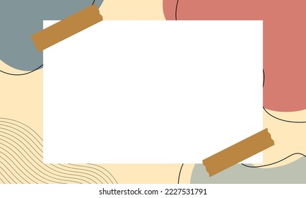 Paper note on abstract background