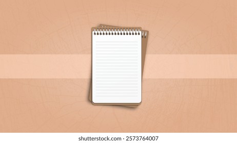 paper note pad illustration background