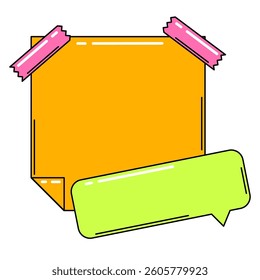 Nota de papel com pino. Quadro ou plano de fundo para lembrete.